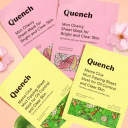 Quench Bright & Shine Sheet Mask Combo - 4 Sheet Masks-image-66