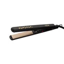 VEGA Keratin Glow Hair Straightener with Keratin-Infused Floating Plates VHSH-20 - Black-image-59