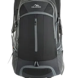 TRAWOC Unisex Brand Logo Printed Backpack with Shoe Pocket-8