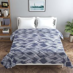 RRC Grey & White Geometric Printed Double Queen Duvet Cover-picture-32