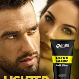BEARDO Men Ultra Glow All in One SPF-30 Face Cream - 60 gm image 4
