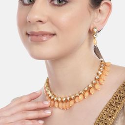 Anouk Gold-Plated Artificial Beads & Stones Jewellery Set-image-22