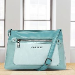 Caprese Colourblocked Leather Structured Sling Bag-46