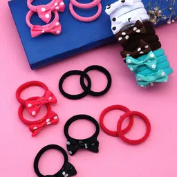 LAIDA Girls Set of 24 Embellished Ponytail Holders-image-87