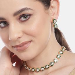 Anouk Premium Gold-Plated Kundan Jewellery Set-23