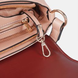 Allen Solly Colourblocked Structured Handheld Bag image 5