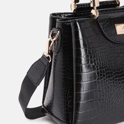 Allen Solly Animal Textured Structured Handheld Bag image 4