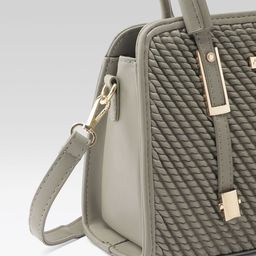 Mast & Harbour Textured Structured Shoulder Bag image 2