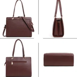 Martucci Structured Shoulder Bag with Fringed image 3