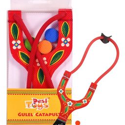 Desi Toys Kids Red & Black Printed Catapult-53