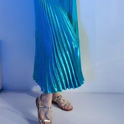 Saint G Embellished Leather Open Toe Flats-image-59