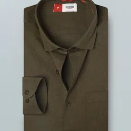 INVICTUS Men Olive Green Slim Fit Casual Shirt-image-34