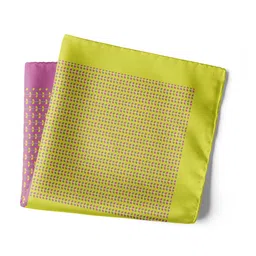 CHOKORE Men Printed Pure Satin Silk Pocket Square-picture-3