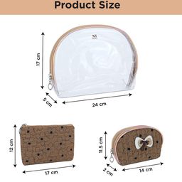NFI essentials Set Of 3 Printed Makeup Pouch image 4