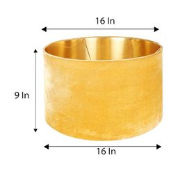 Grated Ginger Yellow & Grey Solid Handcrafted Buffet Table Top Lamp with Shade image 4