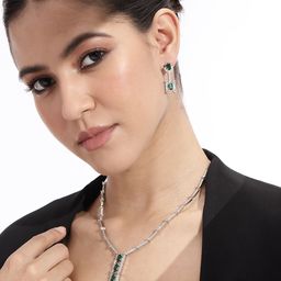 Niska Cubic Zirconia Studded Jewellery Set-image-46