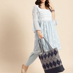 Anouk Geometric Design Structured Shoulder Bag-37