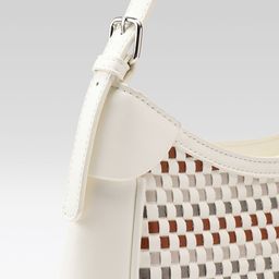 Van Heusen Self Design Checked Shoulder Bag image 2