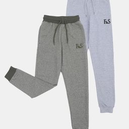 F&S Kids Boys Pack Of 2 Regular Fit Joggers-image-86