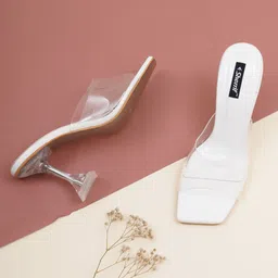 Sherrif Shoes White Block Sandals-45