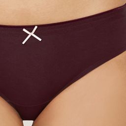 SOIE Pack of 3 High Rise Full Coverage Solid and Printed Cotton Stretch Hipster Briefs image 3