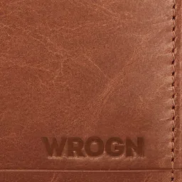 WROGN Men Leather Two Fold Wallet image 4
