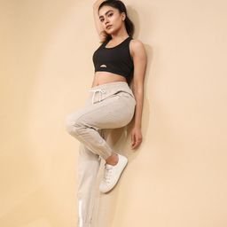 CHKOKKO Women Gym Wear Sports Fitness Regular Fit Track Pants-image-94