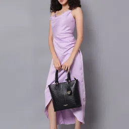 Carlton London Animal Textured Structured Handheld Bag image 2