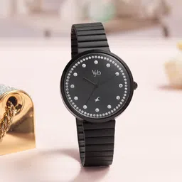 Fastrack Women Embellished Stainless Steel Straps Analogue Watch FV60003NM01W-20