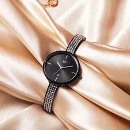 Fastrack Women Round Shaped Bracelet Style Straps Analogue Watch FV60009NM01W-25