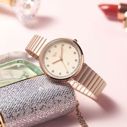 Fastrack Women Embellished Dial & Stainless Steel Straps Analogue Watch FV60003WM01W-image-77