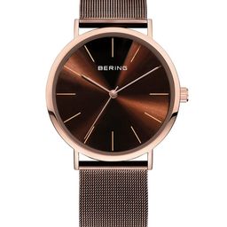 BERING Unisex Brown Classic Sapphire Crystal Analogue Watch 13436-265-image-67