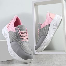 Big Fox Women Woven Design Lightweight Lace-Up Sneakers-51
