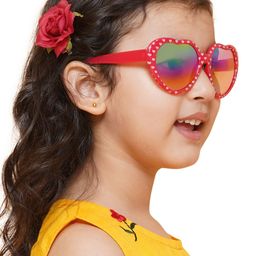Carlton London Girls Yellow Lens & Red Other Sunglasses CLSG053-13