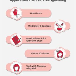 Streax DIY Application Hair Highlighting Kit - Minion Yellow image 4