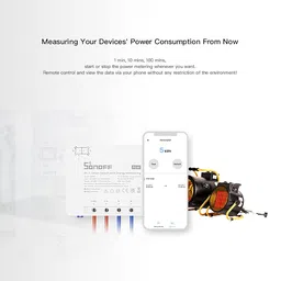 SONOFF POWR3 High Power Wi-Fi Smart Switch with Energy Monitoring image 4