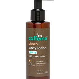 MCaffeine Choco Body Lotion With SPF 15 & Cocoa Butter For Sun Protection - 150ml image 2