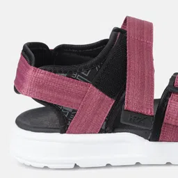 HRX by Hrithik Roshan Men Magenta Hook & Loop Athleisure Sandal image 2