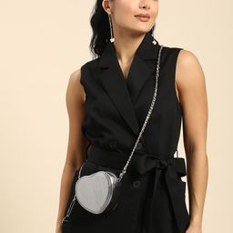 DressBerry Non-Detachable Sling Strap Structured Sling Bag-47