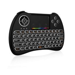 2.4G Wireless Mini Touch Keyboard with Colorful Backlight for Raspberry PI 4B/3B/3B+ image 1