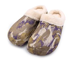 JENNA Men Camouflage Printed Lightweight Fur Room Slippers-picture-9