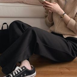 BROADSTAR Women Straight Fit Flat-Front High-Rise Trousers-image-96