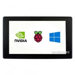 Waveshare 7 Inch Capacitive HDMI LCD Display (H) with Case 1024x600 image 1