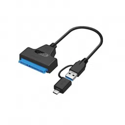 SATA3.0 to USB3.0/Type C 2 in 1 External Hard Disk Data Cable - 50CM image 1