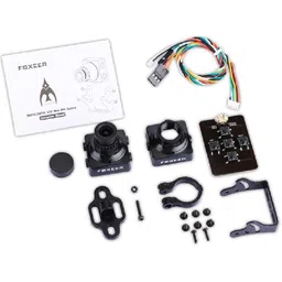Foxeer HS1190 Arrow 2.8mm 600TVL CCD OSD NTSC/PAL IR Block/IR Sensitive FPV Camera with Bracket Black PAL image 5