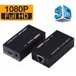 HDMI LAN Ethernet Extender Over Single Cat5E/ Cat6 RJ45 image 1