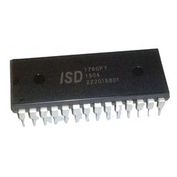 ISD1760 Multi-message Single-chip Voice Record Playback IC DIP-28 Package image 1