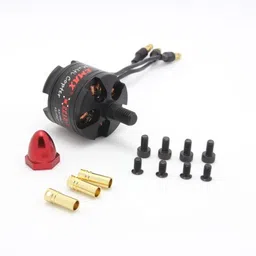 EMAX MT2213 935KV Brushless DC Motor for Drone - Red Cap (CCW) With 1045 Propeller Combo (Original) image 3