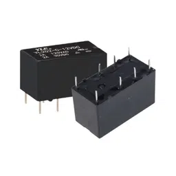 YLE 12V 2A DC YL202-C 8 Pin DPDT PCB Mount Telecom Relay image 1