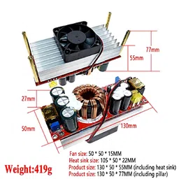 1800W 40A DC to DC Adjustable Constant Voltage and Current Power Supply Module image 5